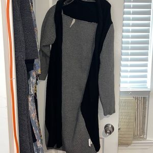 Very cool black and grey king cardigan